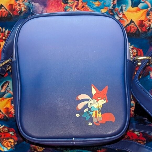 Disney Loungefly Zootopia Crossbody Officer Hopps and Nick Wilde NWT - Picture 3 of 7